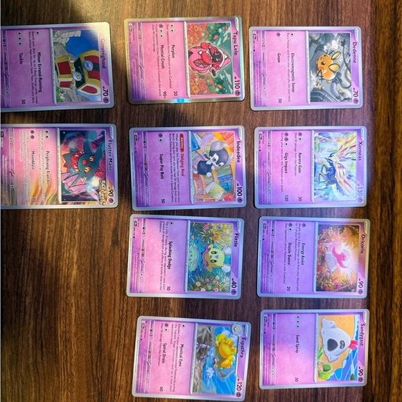 Pokemon Surging Sparks - Complete Common Uncommon Holo Cards - Picture 6 of 13